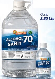Alcohol Sanitizante 70 grados Aromix